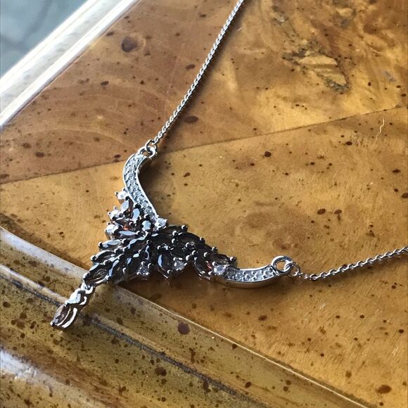 Natural Andalusite Sterling Silver Necklace - Picture 8 of 10